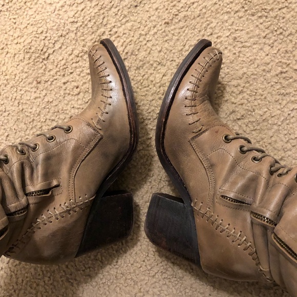 Rare Jeffrey Campbell James otk Lace Up Genuine Leather - Picture 8 of 17